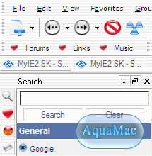 AquaMac - MyIE2 Skin