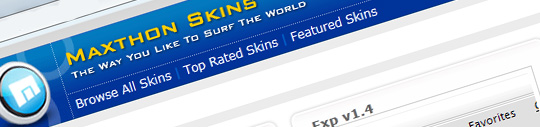 New Maxthon Skins Website